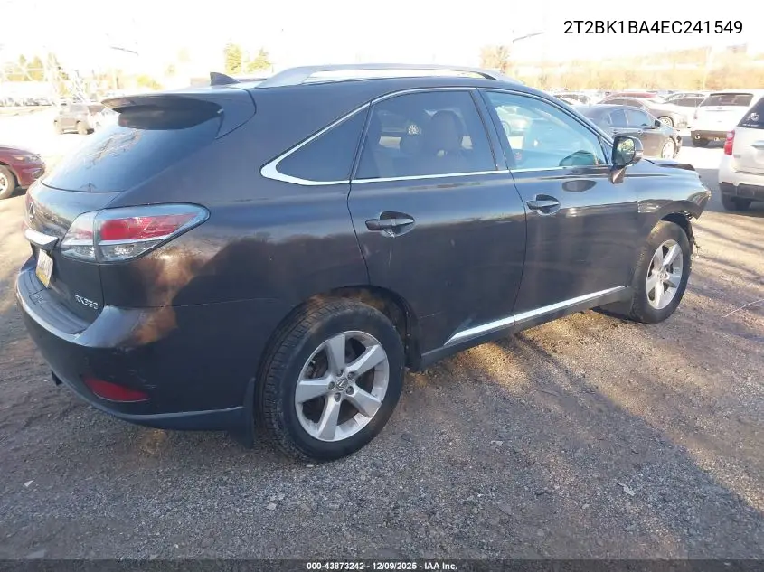 2T2BK1BA4EC241549 2014 Lexus Rx 350