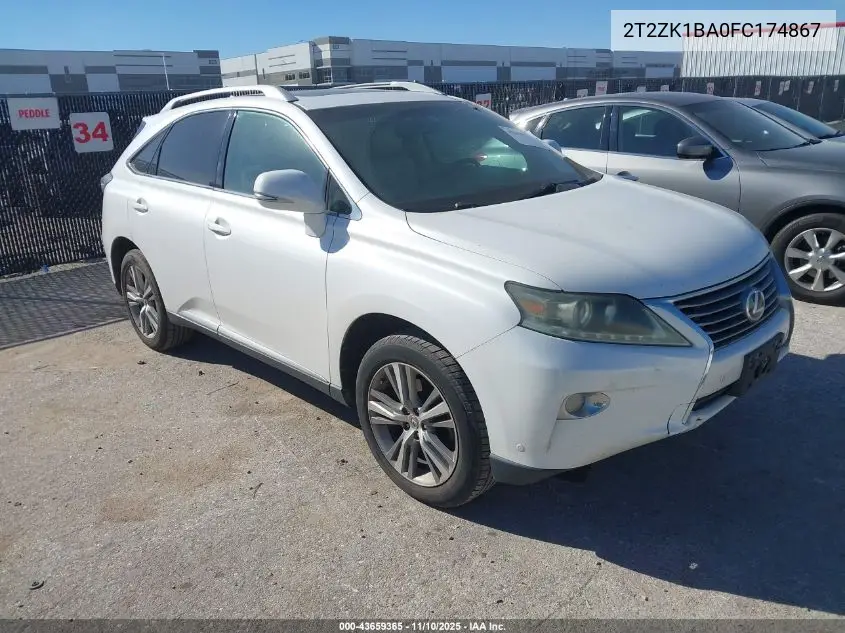 2T2ZK1BA0FC174867 2015 Lexus Rx 350