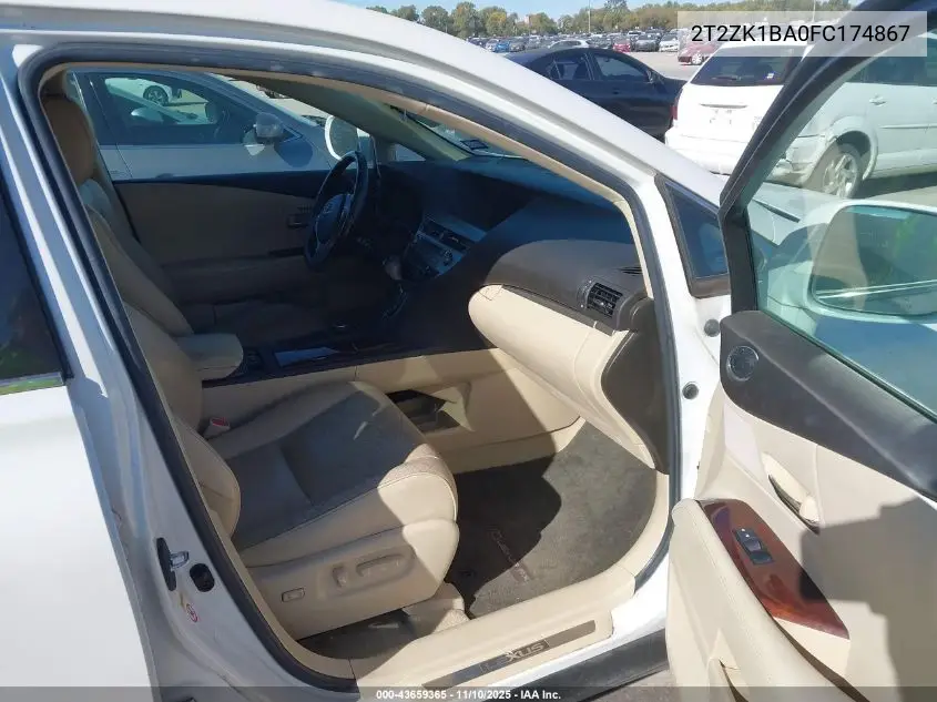 2T2ZK1BA0FC174867 2015 Lexus Rx 350