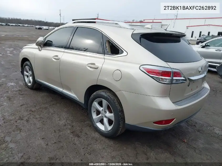 2T2BK1BAXFC262892 2015 Lexus Rx 350