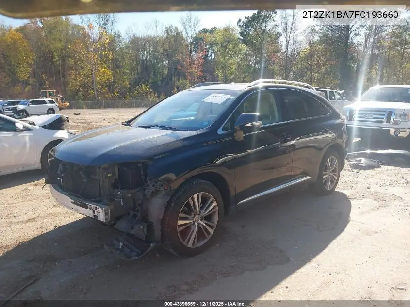 2T2ZK1BA7FC193660 2015 Lexus Rx 350