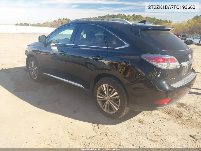 2T2ZK1BA7FC193660 2015 Lexus Rx 350