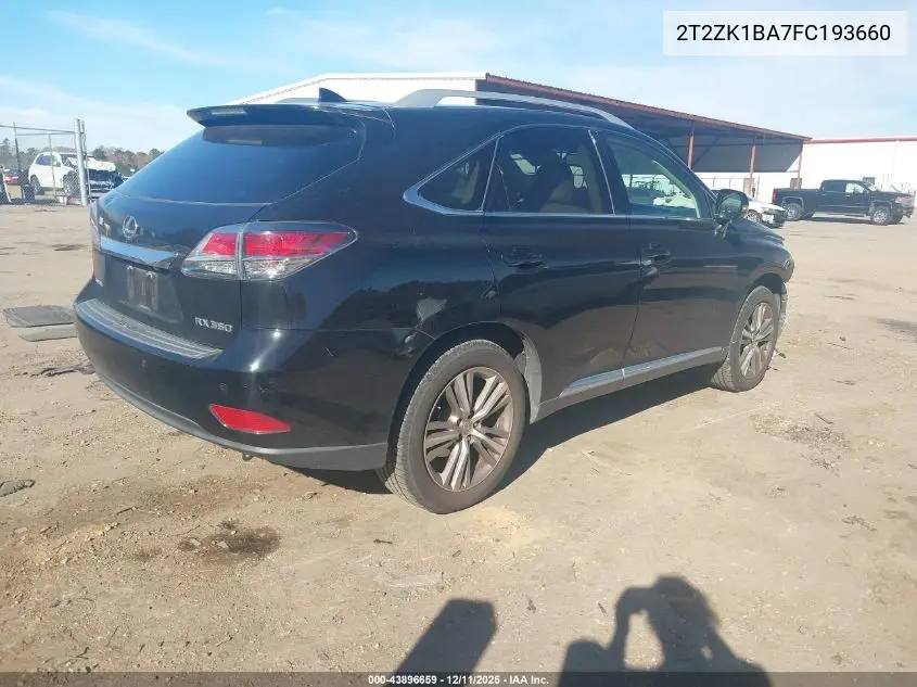 2T2ZK1BA7FC193660 2015 Lexus Rx 350
