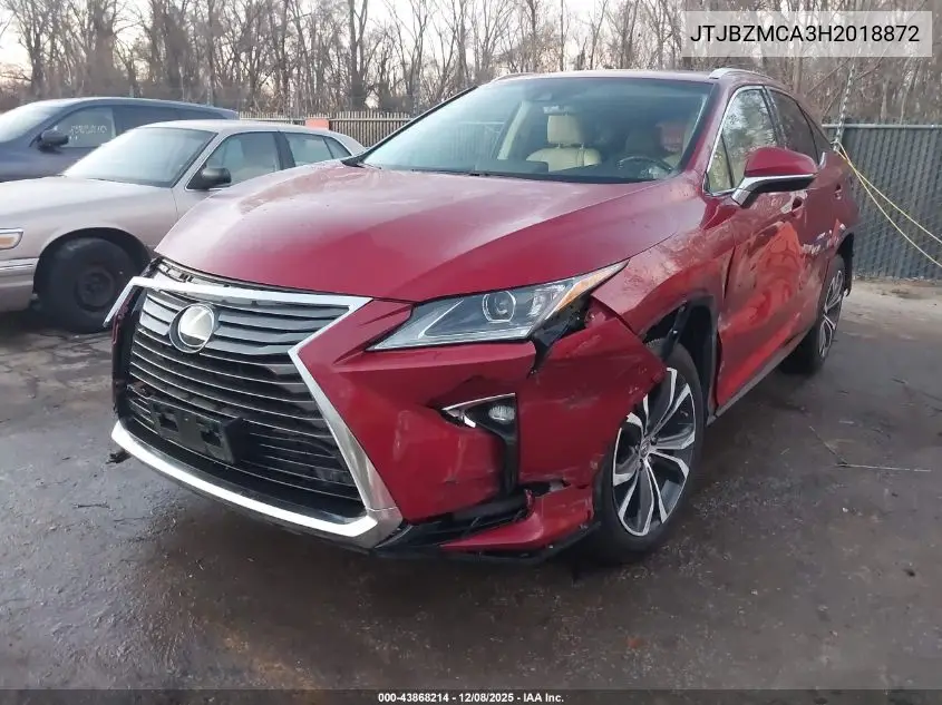 JTJBZMCA3H2018872 2017 Lexus Rx 350