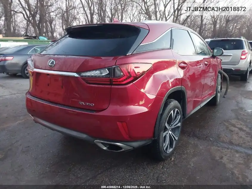 JTJBZMCA3H2018872 2017 Lexus Rx 350