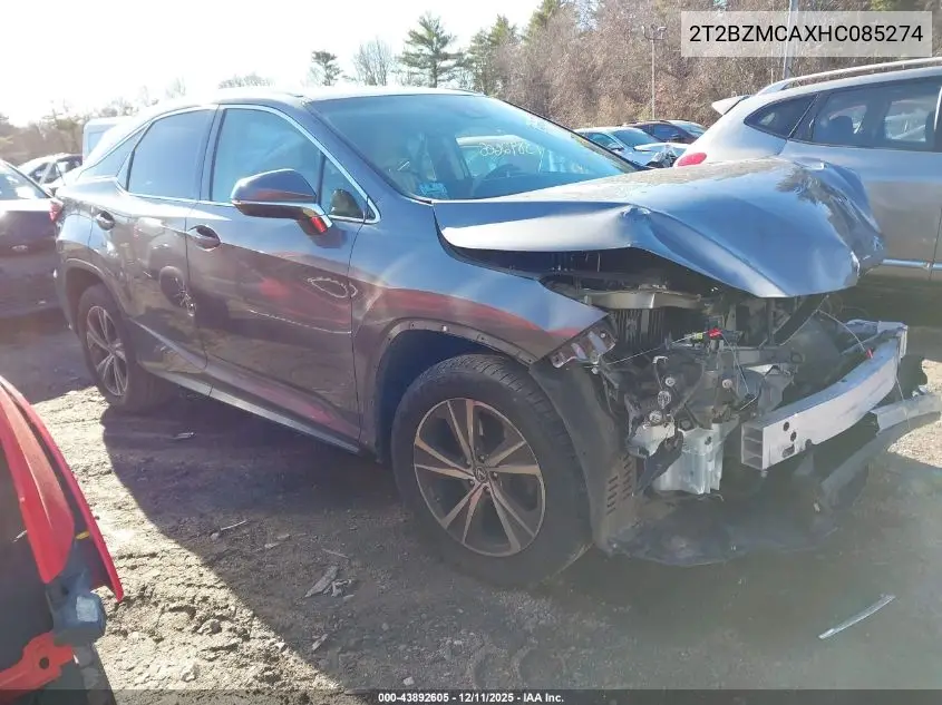 2T2BZMCAXHC085274 2017 Lexus Rx 350