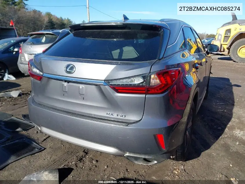 2T2BZMCAXHC085274 2017 Lexus Rx 350
