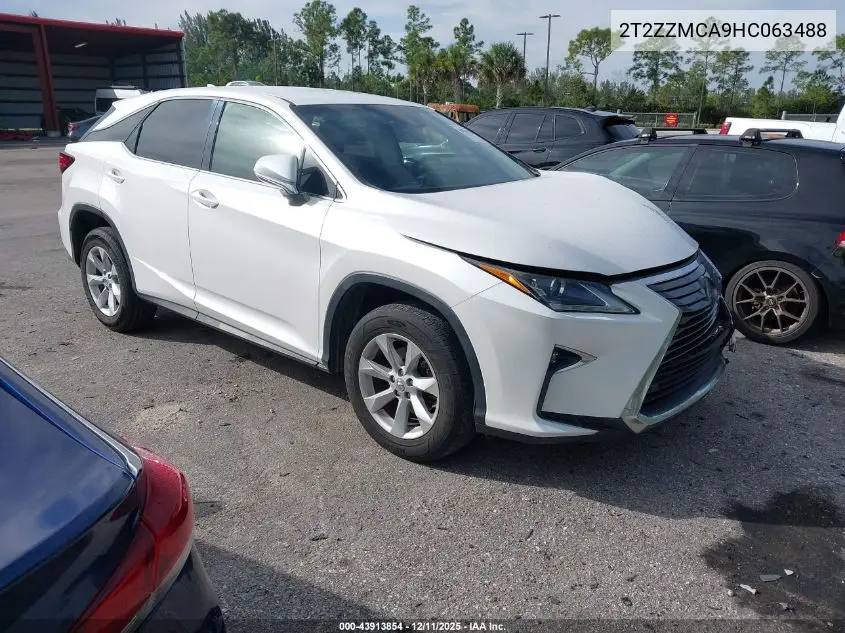 2T2ZZMCA9HC063488 2017 Lexus Rx 350