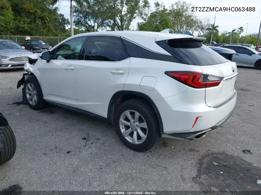 2T2ZZMCA9HC063488 2017 Lexus Rx 350