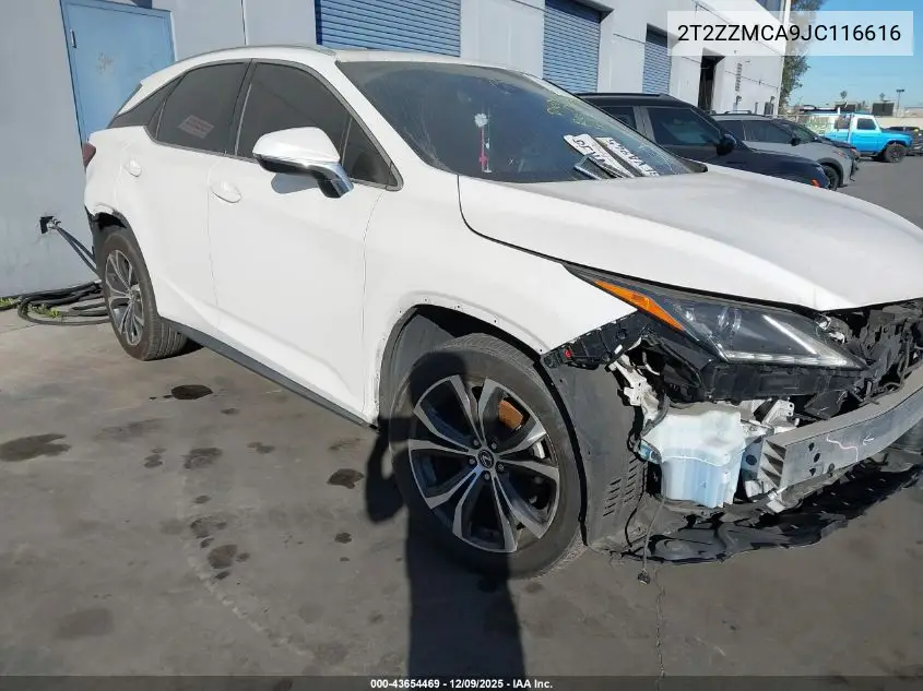 2T2ZZMCA9JC116616 2018 Lexus Rx 350