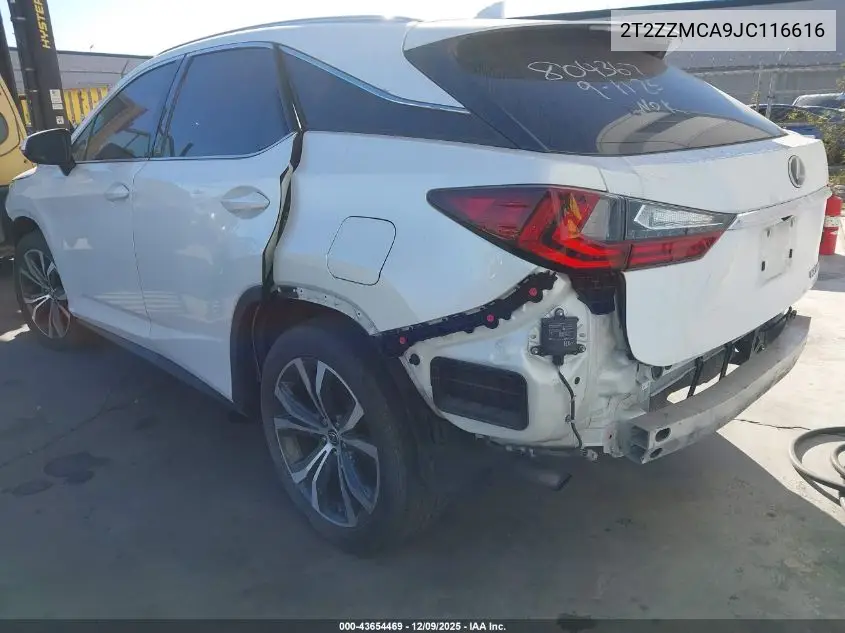 2T2ZZMCA9JC116616 2018 Lexus Rx 350