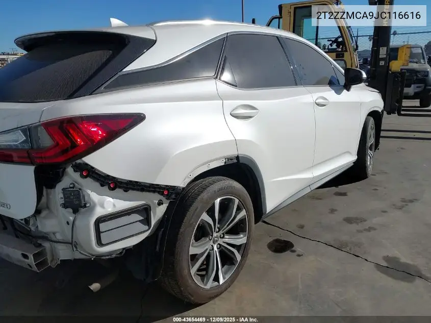 2T2ZZMCA9JC116616 2018 Lexus Rx 350