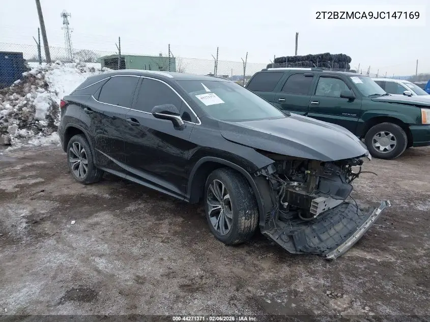 2T2BZMCA9JC147169 2018 Lexus Rx 350