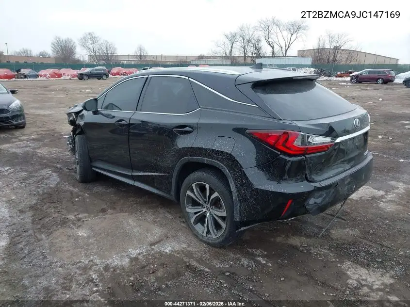 2T2BZMCA9JC147169 2018 Lexus Rx 350