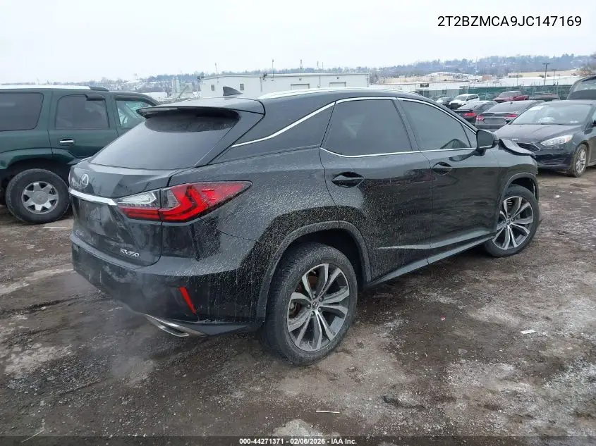 2T2BZMCA9JC147169 2018 Lexus Rx 350
