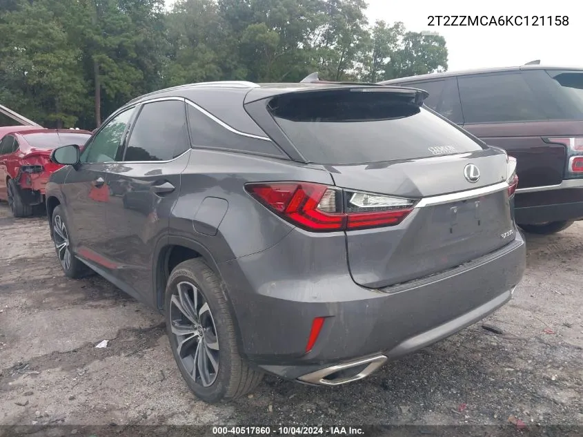 2T2ZZMCA6KC121158 2019 Lexus Rx 350