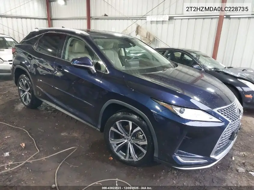 2T2HZMDA0LC228735 2020 Lexus Rx 350