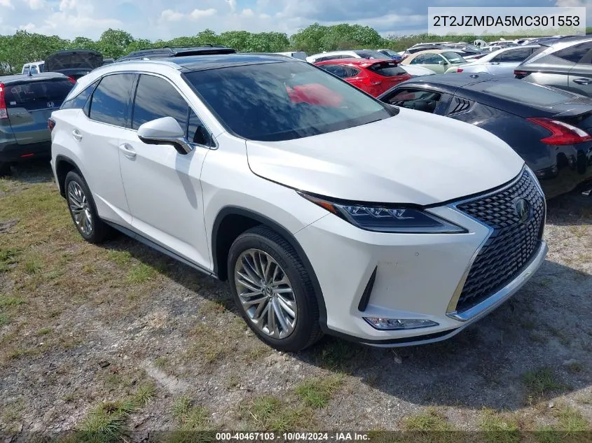 2T2JZMDA5MC301553 2021 Lexus Rx 350