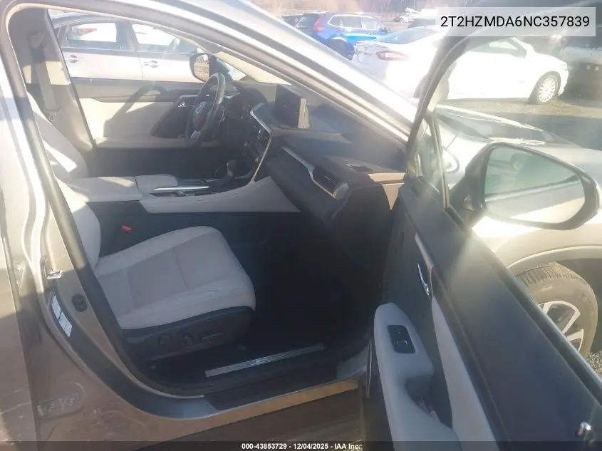 2T2HZMDA6NC357839 2022 Lexus Rx 350
