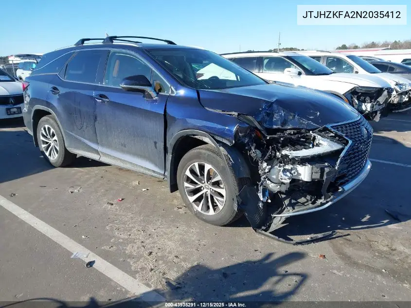 JTJHZKFA2N2035412 2022 Lexus Rx 350L