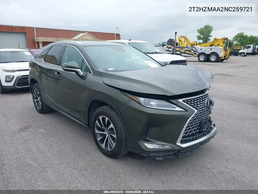 2T2HZMAA2NC259721 2022 Lexus Rx 350