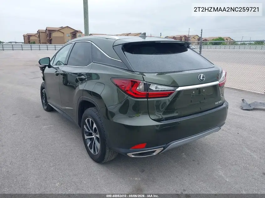 2T2HZMAA2NC259721 2022 Lexus Rx 350