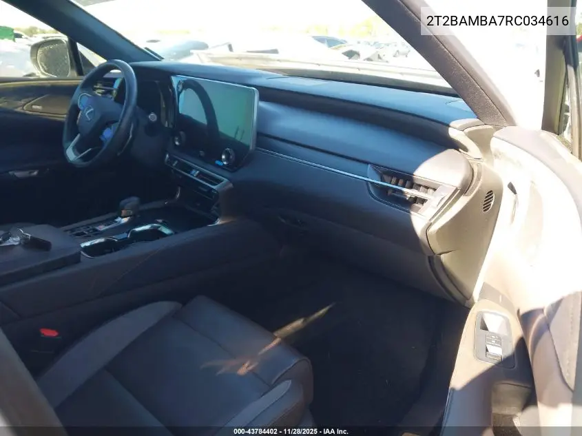 2T2BAMBA7RC034616 2024 Lexus Rx 350 Luxury