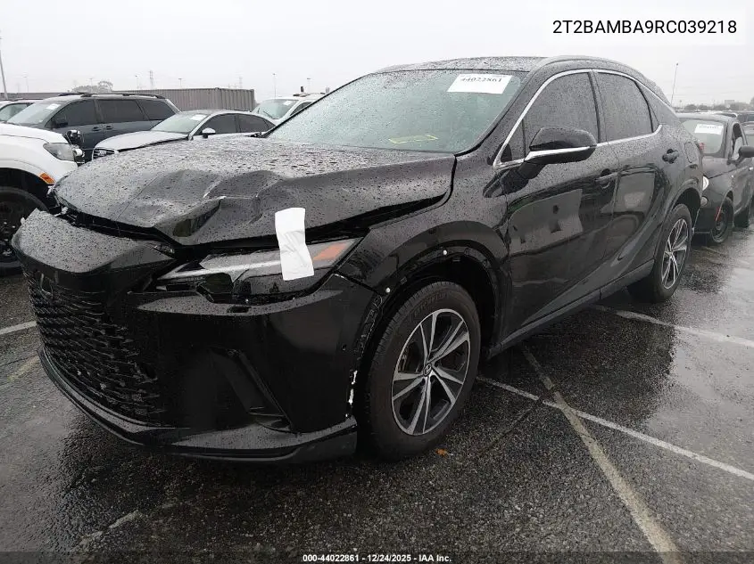 2T2BAMBA9RC039218 2024 Lexus Rx 350