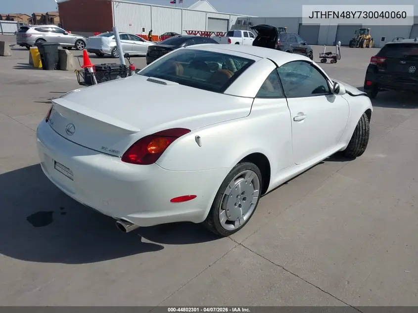 JTHFN48Y730040060 2003 Lexus Sc 430