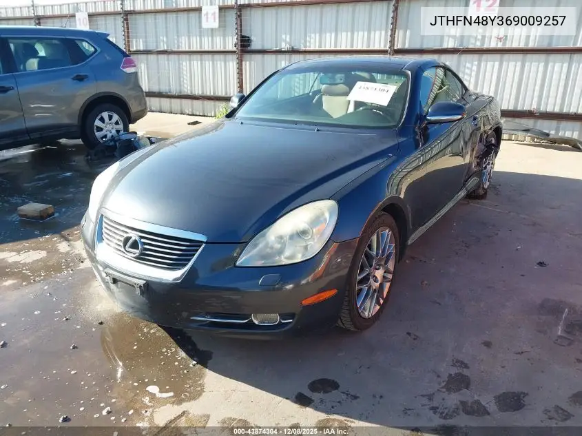 JTHFN48Y369009257 2006 Lexus Sc 430