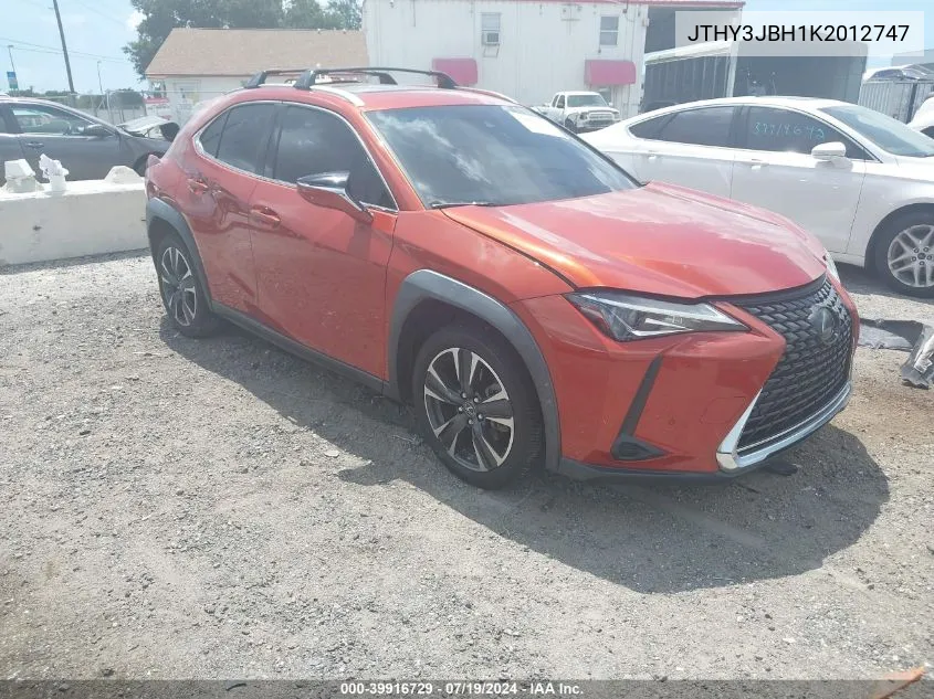 JTHY3JBH1K2012747 2019 Lexus Ux 200