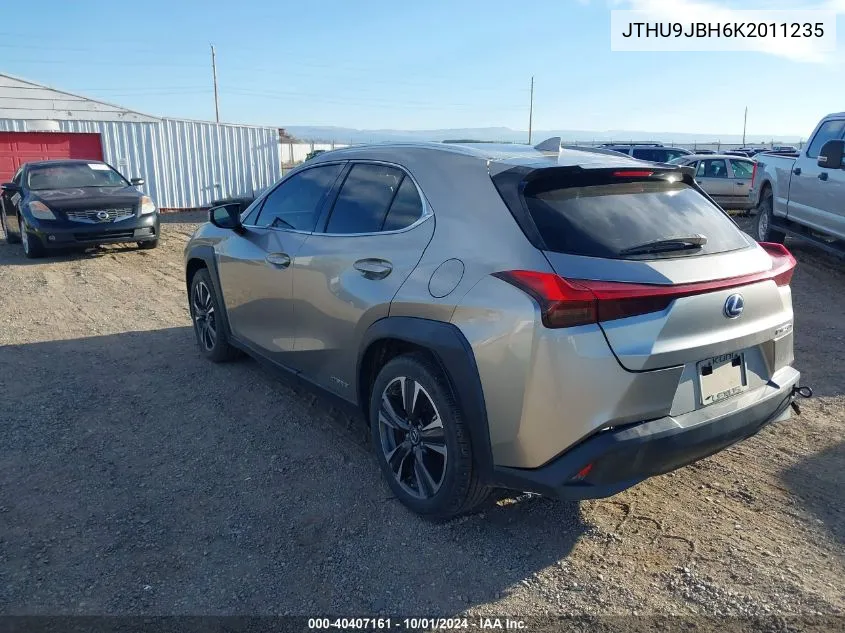 JTHU9JBH6K2011235 2019 Lexus Ux 250H