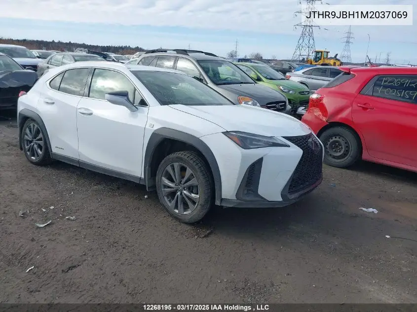 JTHR9JBH1M2037069 2021 Lexus Ux 250H