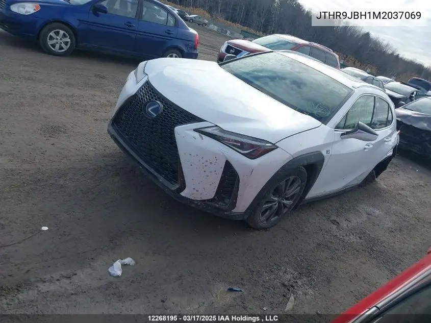 JTHR9JBH1M2037069 2021 Lexus Ux 250H