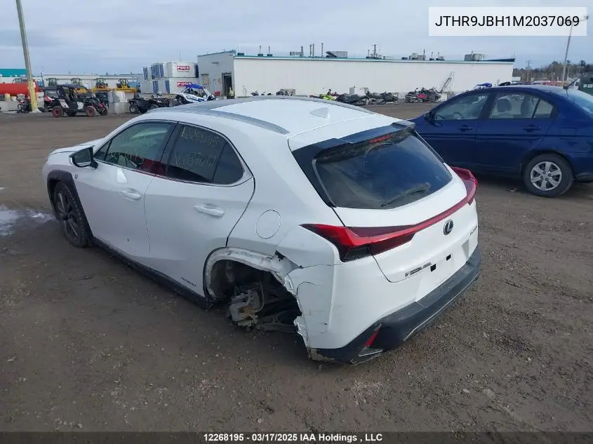JTHR9JBH1M2037069 2021 Lexus Ux 250H