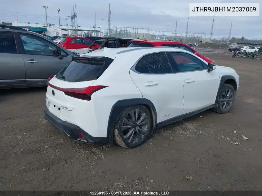 JTHR9JBH1M2037069 2021 Lexus Ux 250H