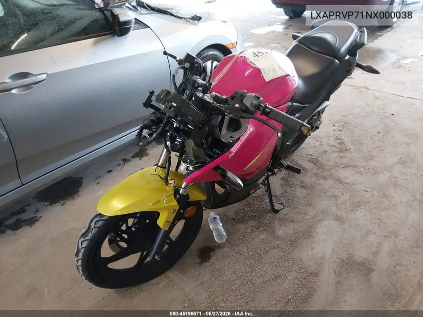 2022 Lifan C25 VIN: LXAPRVP71NX000038 Lot: 45196671
