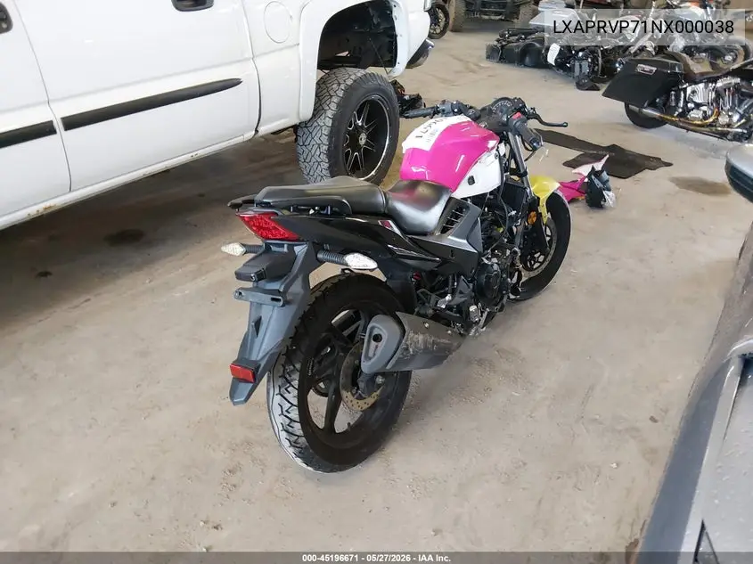 2022 Lifan C25 VIN: LXAPRVP71NX000038 Lot: 45196671