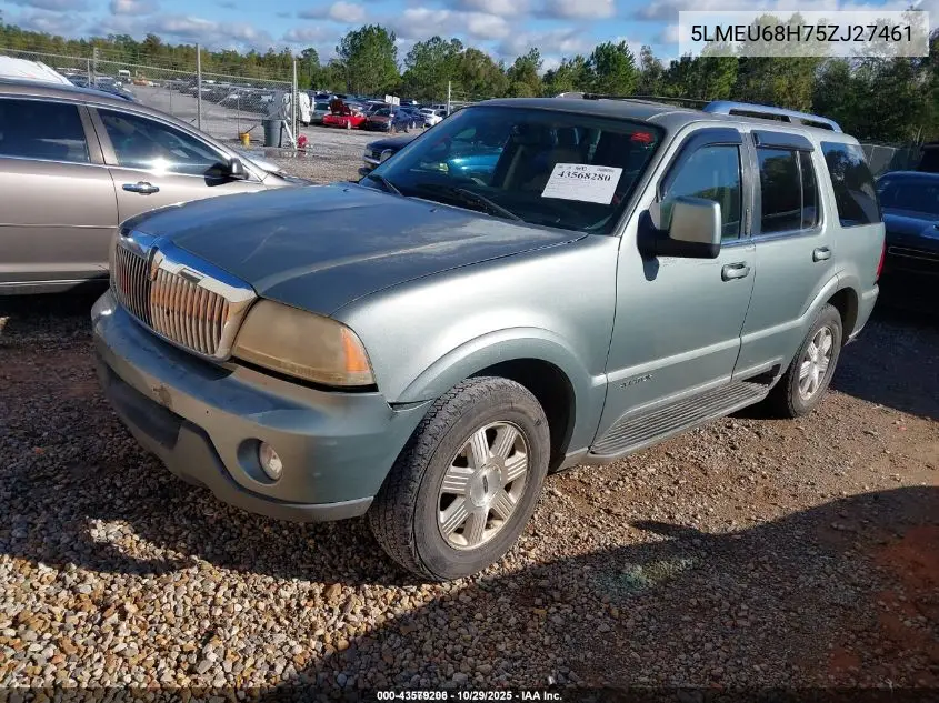 5LMEU68H75ZJ27461 2005 Lincoln Aviator