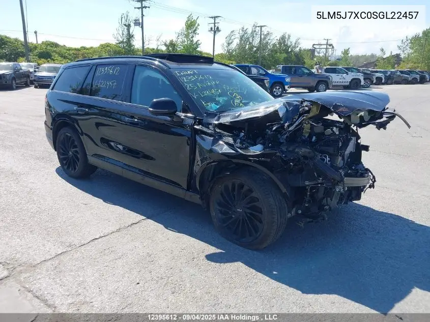 5LM5J7XC0SGL22457 2025 Lincoln Aviator