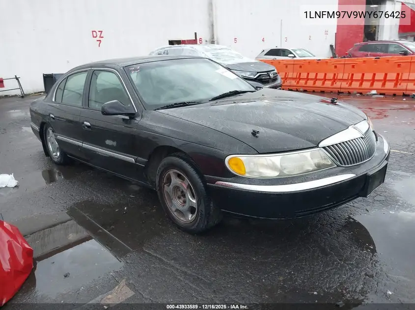 1LNFM97V9WY676425 1998 Lincoln Continental