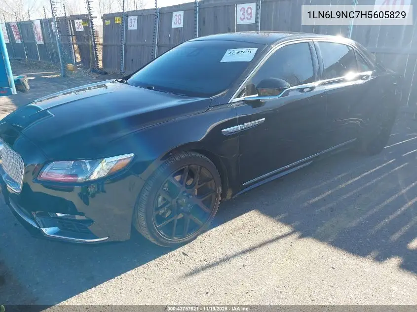 1LN6L9NC7H5605829 2017 Lincoln Continental Reserve
