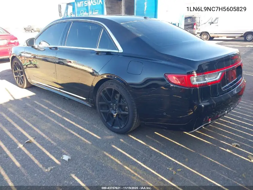 1LN6L9NC7H5605829 2017 Lincoln Continental Reserve