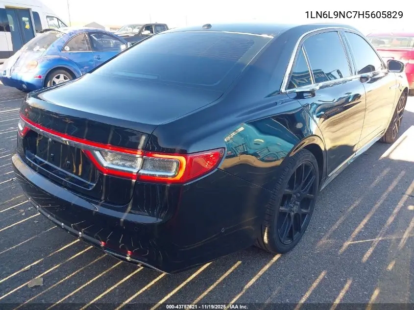 1LN6L9NC7H5605829 2017 Lincoln Continental Reserve