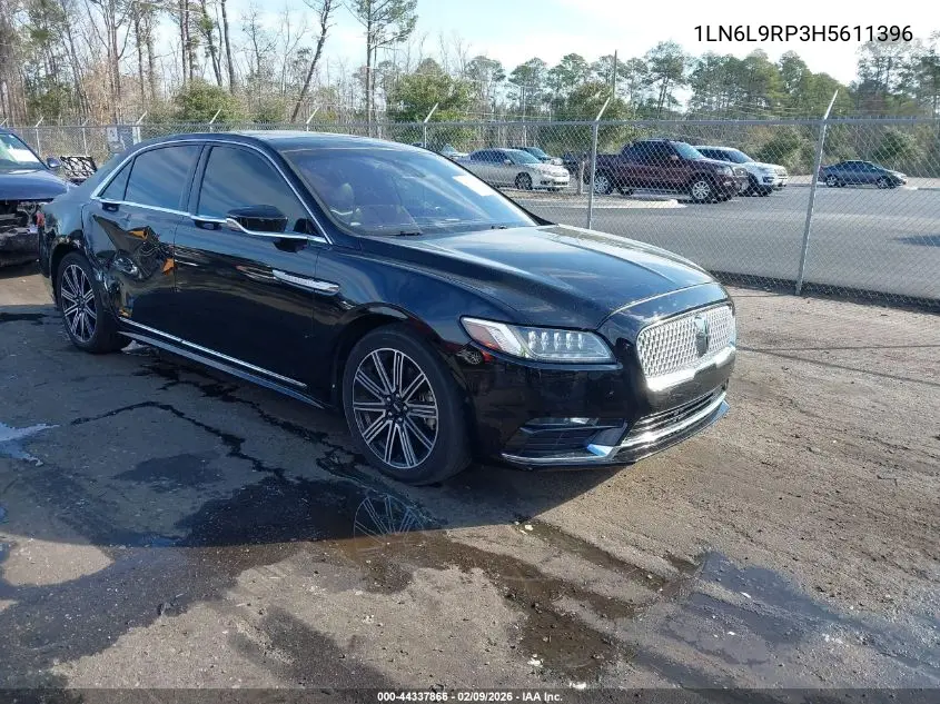 2017 Lincoln Continental Reserve VIN: 1LN6L9RP3H5611396 Lot: 44337866
