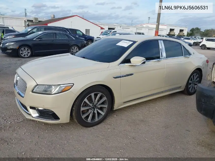 1LN6L9PK6J5606531 2018 Lincoln Continental Premiere