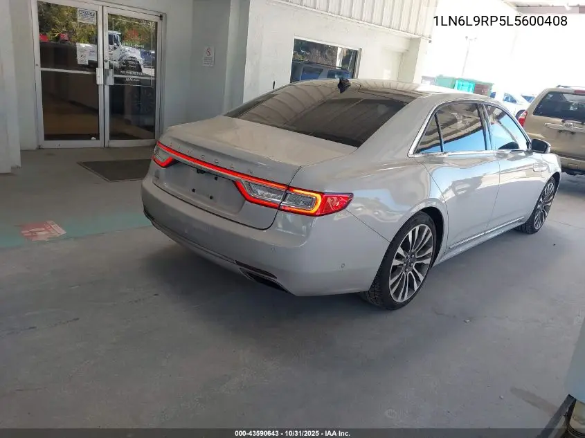 1LN6L9RP5L5600408 2020 Lincoln Continental Reserve