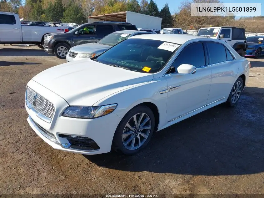 1LN6L9PK1L5601899 2020 Lincoln Continental Standard