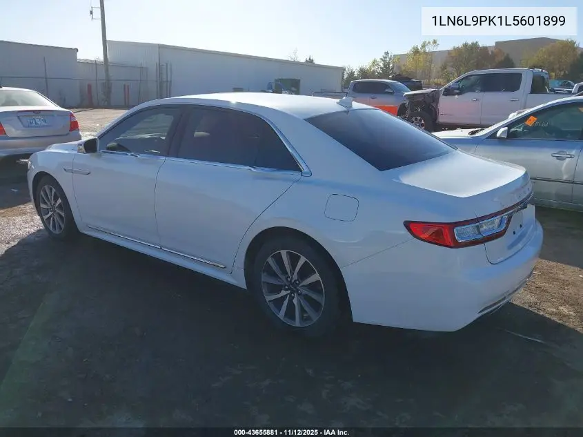 1LN6L9PK1L5601899 2020 Lincoln Continental Standard