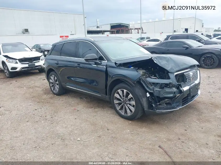 2022 Lincoln Corsair Reserve VIN: 5LMCJ2C91NUL35972 Lot: 44189165